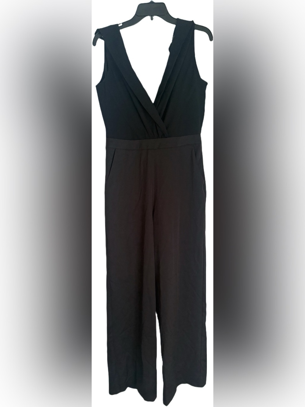 Classic Black Wide-Leg Jumpsuit